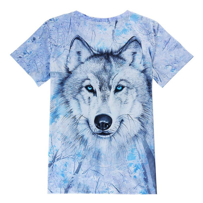 White Snow Wolf Funny T Shirt