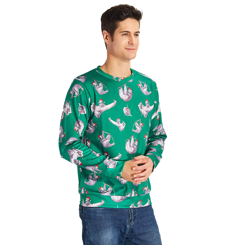 Kung Fu Sloth Ugly Christmas Sweater