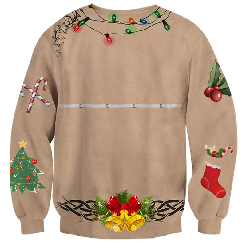 Ugly Chest Bell Bikini Ugly Christmas Sweater