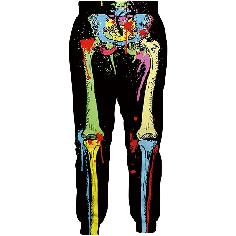 Colorful Skeleton Funny Sweatpants