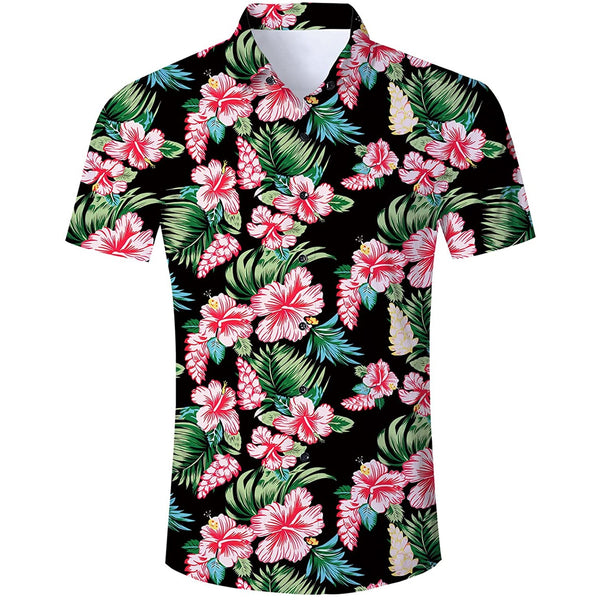 Tropical Floral Funny Hawaiian Shirt