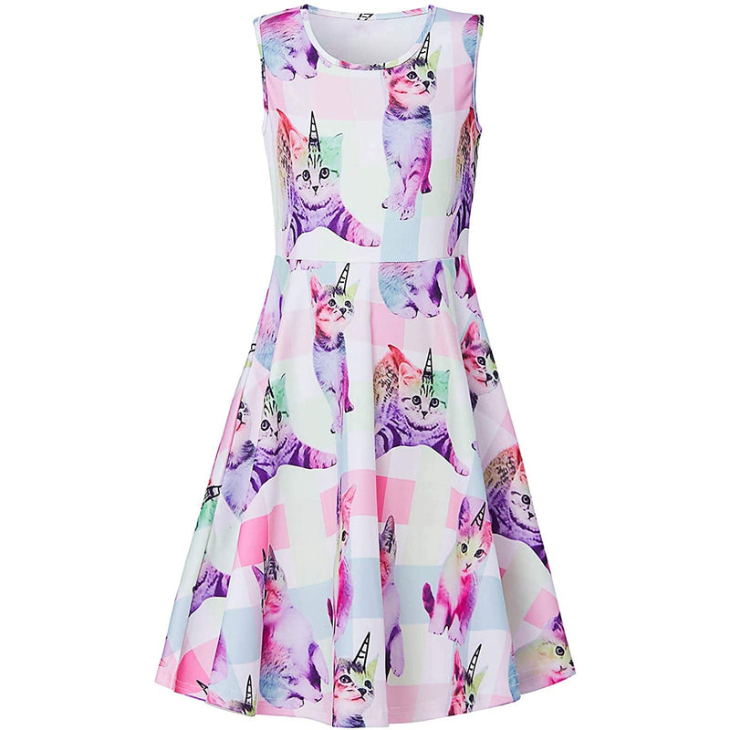 Unicorn Cat Funny Girl Dress