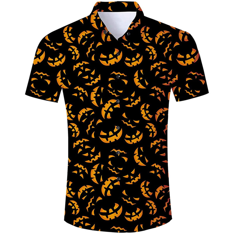 Pumpkin Halloween Funny Hawaiian Shirt