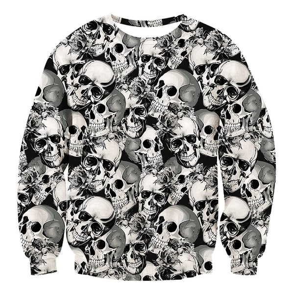 Skull Halloween Ugly Christmas Sweater
