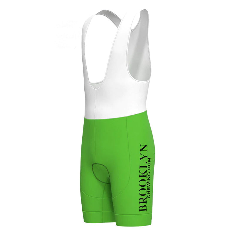 Brooklyn Green Vintage Cycling Bib Shorts