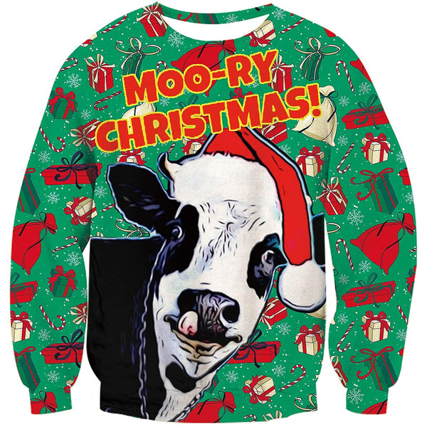 Cows Ugly Christmas Sweater