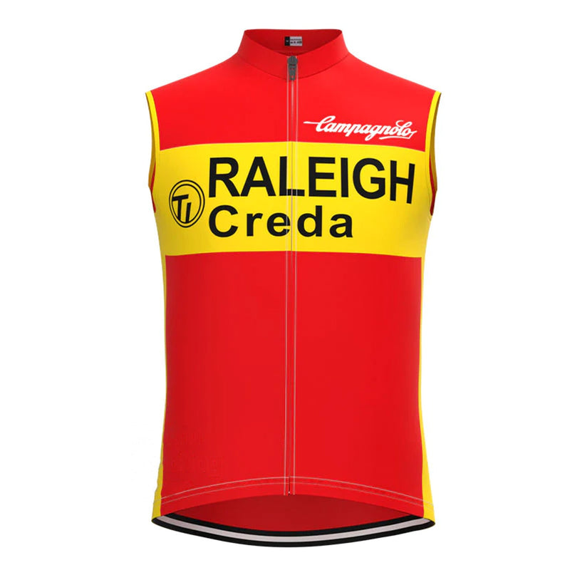 TI RALEIGH Red Retro MTB Cycling Vest
