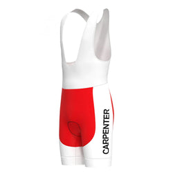 Carpenter Confortluxe Flandria Red Vintage Cycling Bib Shorts