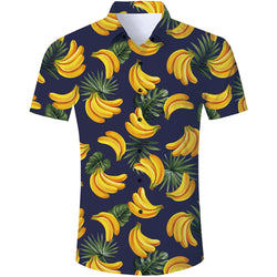 Palm Leaf Banana Funny Hawaiian Shirt