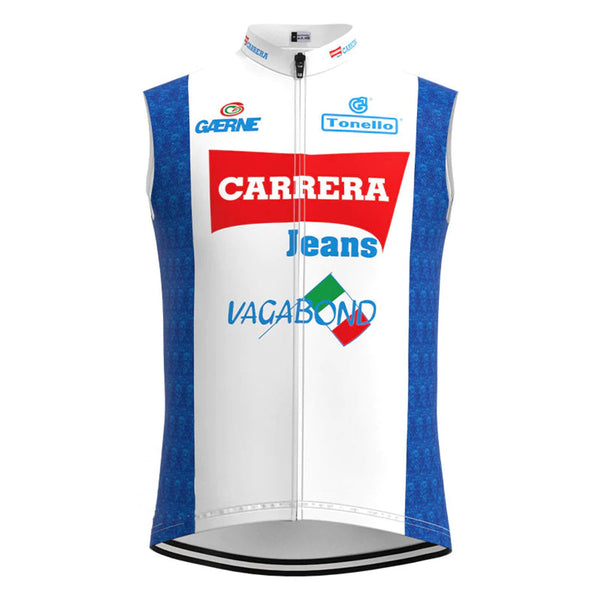 CARRERA White Retro MTB Cycling Vest