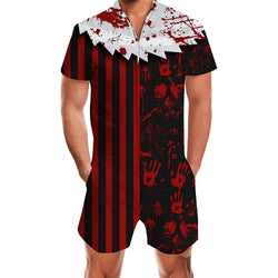 Halloween Blood Male Romper