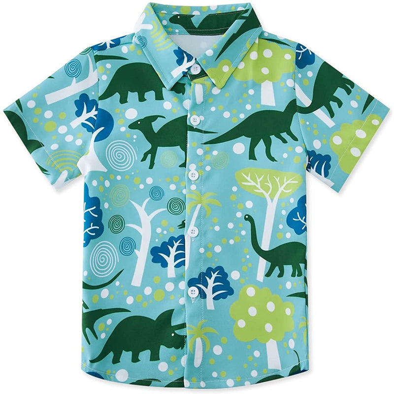 Dinosaur Funny Toddler Hawaiian Shirt