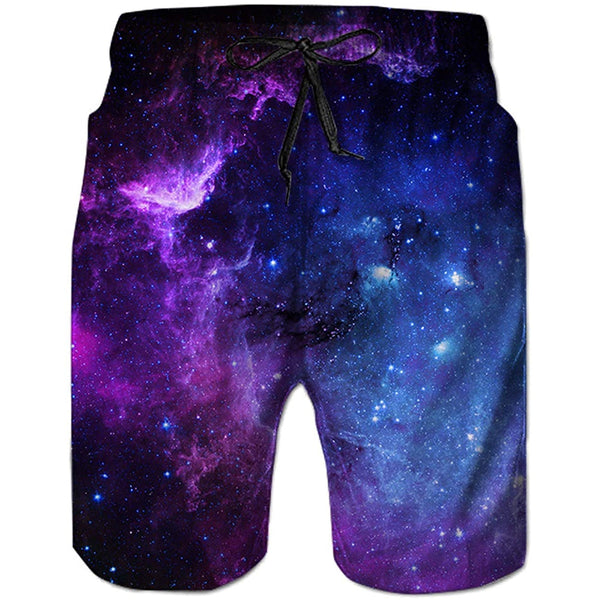 Galaxy Funny Swim Trunks