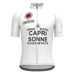 Capri Sonne White Vintage Short Sleeve Cycling Jersey Top