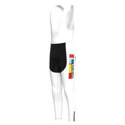 Toshiba White Retro MTB Bike Pants