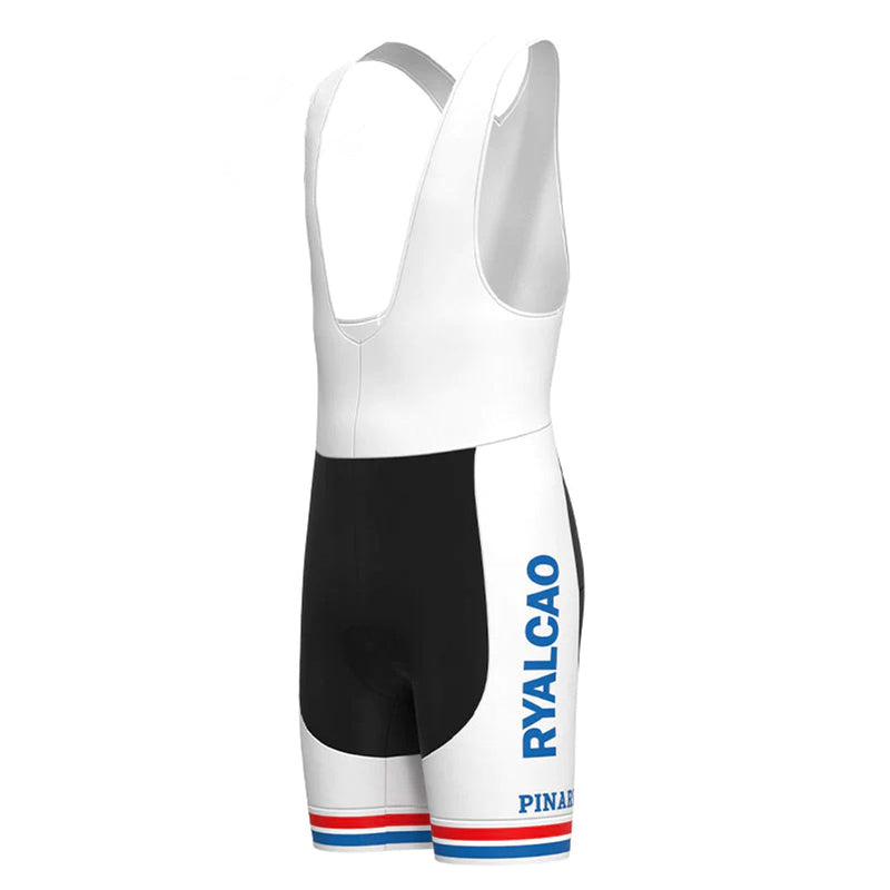 Ryalcao Pinarello White Vintage Cycling Bib Shorts