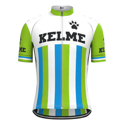 Kelme Green Vintage Short Sleeve Cycling Jersey Top