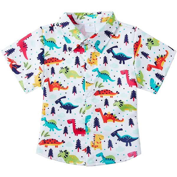 Cute Dinosaur Funny Toddler Hawaiian Shirt