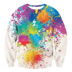 Paint Splatter Ugly Christmas Sweater