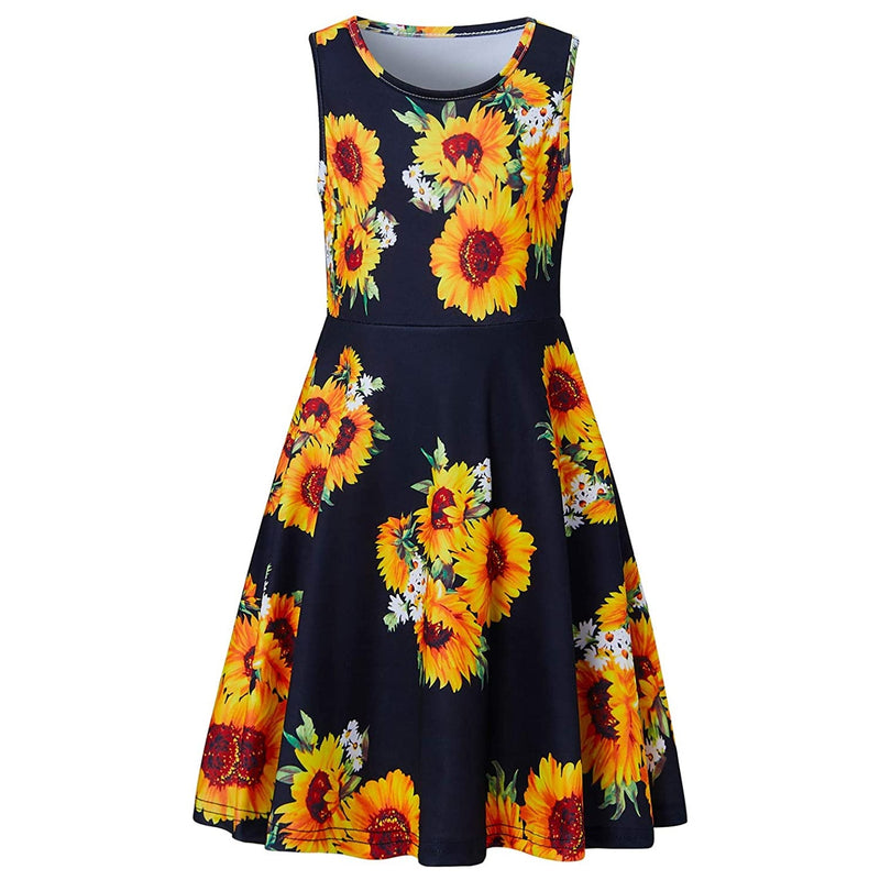 Sunflower Black Funny Girl Dress