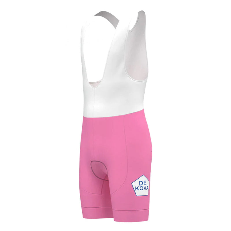 De Kova Lejeune Pink Vintage Cycling Bib Shorts