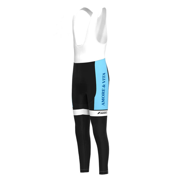 Amore & Vita Blue Retro MTB Bike Pants