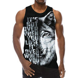 Wolf Funny Tank Top