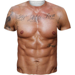 Tattoo Bare Muscle Funny T Shirt