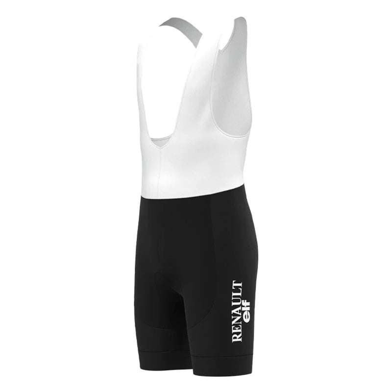 Renault ELF Black Vintage Cycling Bib Shorts