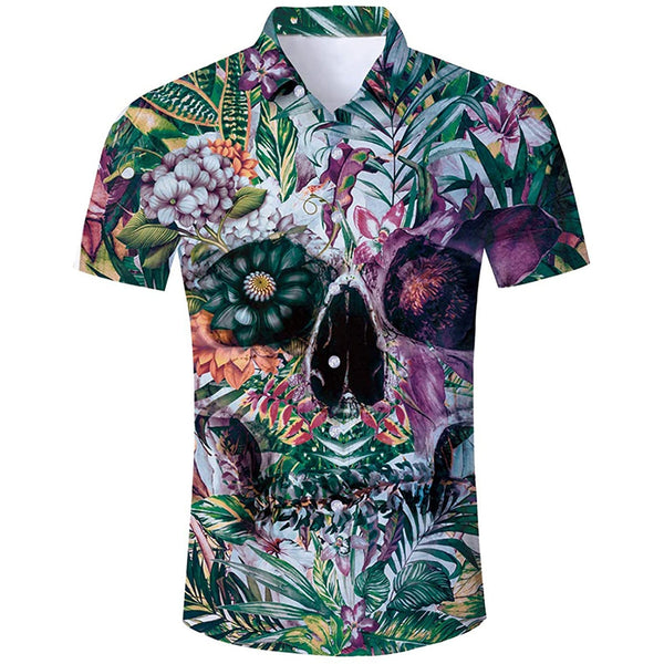 Floral Leaf Funny Hawaiian Shirt