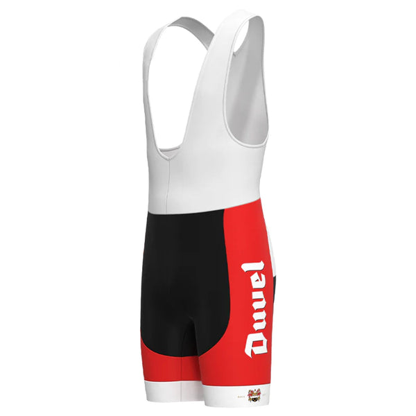 Beer Duvel Red Vintage Cycling Bib Shorts