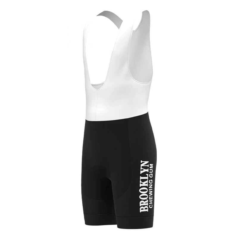 Brooklyn Chewing Gum Black Vintage Cycling Bib Shorts
