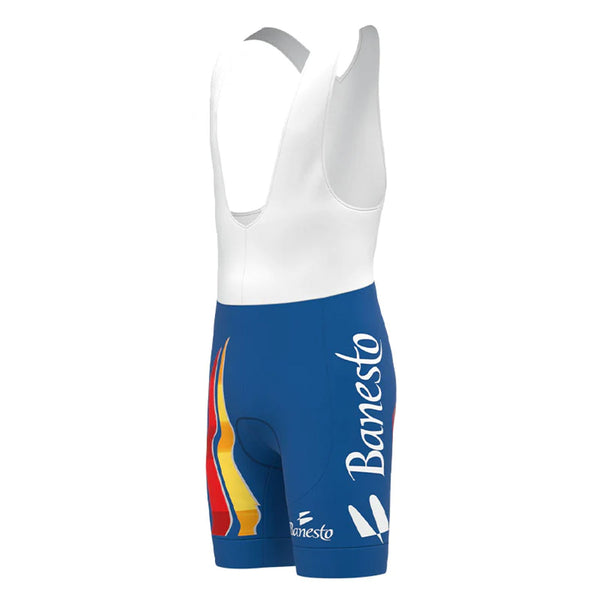 Banesto Blue Vintage Cycling Bib Shorts