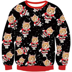 Christmas Shirt Cat Ugly Christmas Sweater