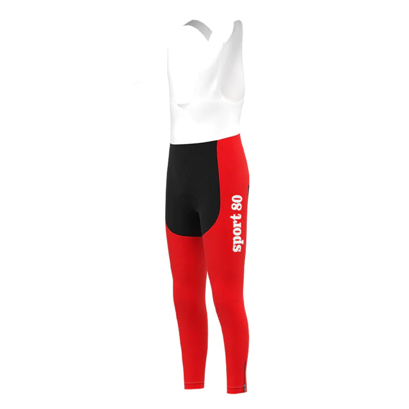 Sunair Sport 80 Red Long Sleeve Cycling Jersey Matching Set