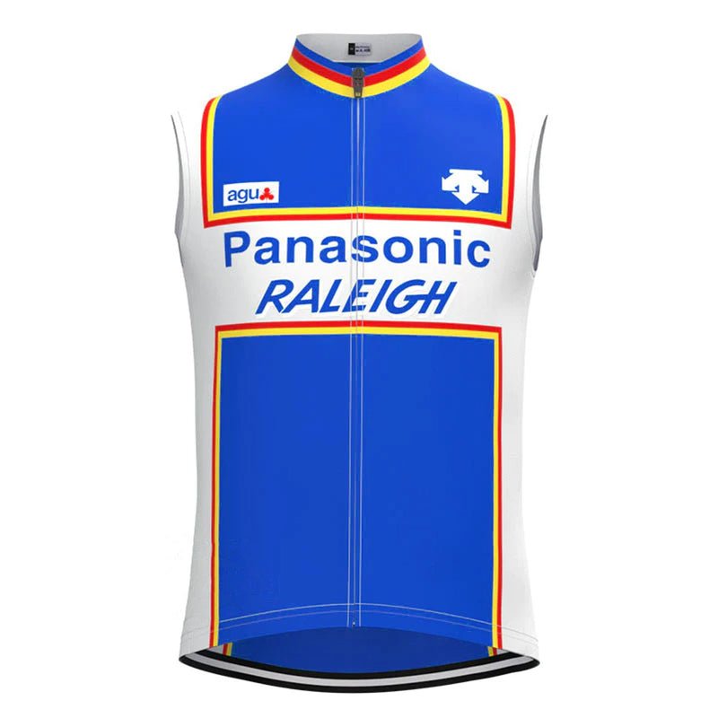 Panasonic Raleigh Blue Retro MTB Cycling Vest