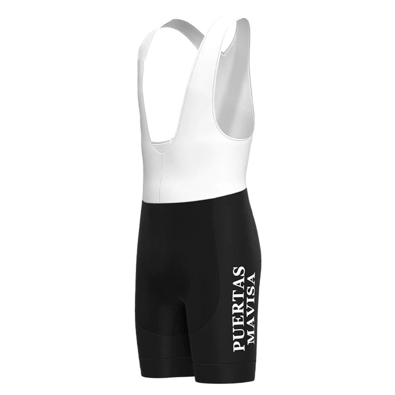 Puertas Mavisa Black Vintage Cycling Bib Shorts