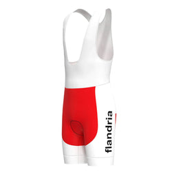 Shimano Flandria Red Vintage Cycling Bib Shorts
