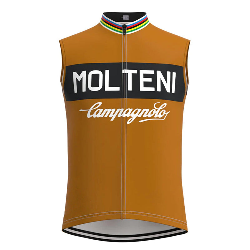 Molteni Brown Retro MTB Cycling Vest