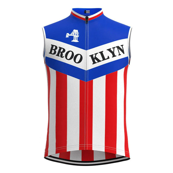 Brooklyn Blue Retro MTB Cycling Vest