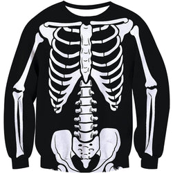 Skeleton Halloween Ugly Christmas Sweater