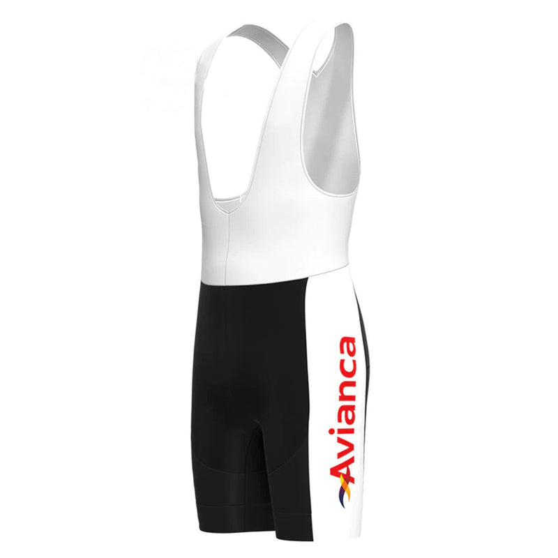 Pony Malta–Avianca Black Vintage Cycling Bib Shorts