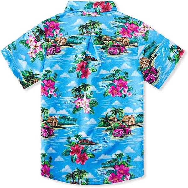 Island Car Funny Toddler Hawaiian Shirt