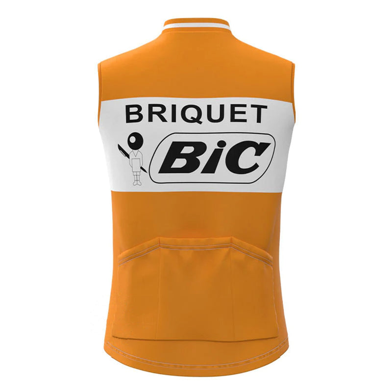 BIC Orange Retro MTB Cycling Vest