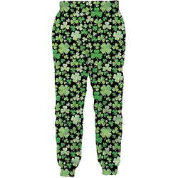 St Patrick's Day Clover Funny Sweatpants