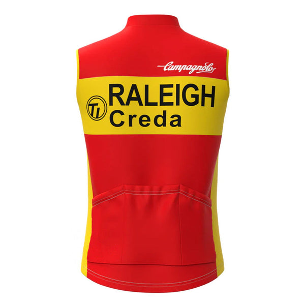 TI RALEIGH Red Retro MTB Cycling Vest