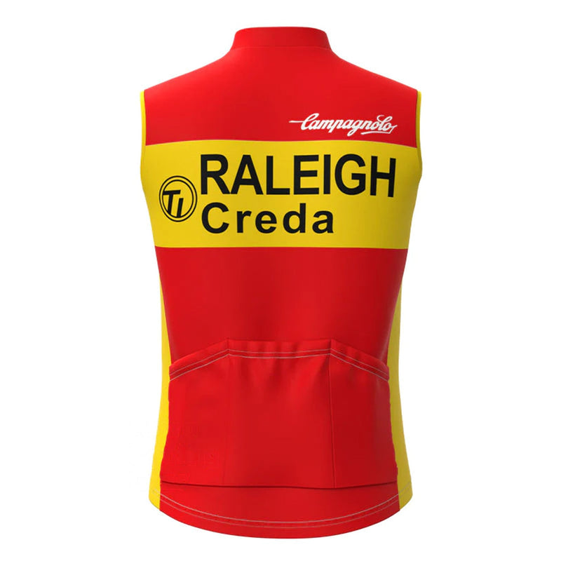 TI RALEIGH Red Retro MTB Cycling Vest