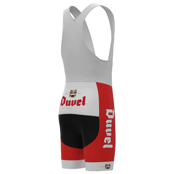 Beer Duvel Red Vintage Cycling Bib Shorts