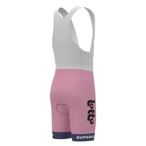 Lotto Pink Vintage Cycling Bib Shorts