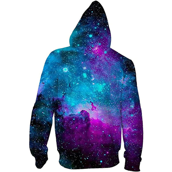 Nebula Sky Zip Hoodie